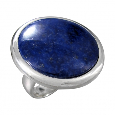 Schmuck-Michel Damen Ring Silber 925 Lapis lazuli  25 mm (1400) - Ringgröße 54